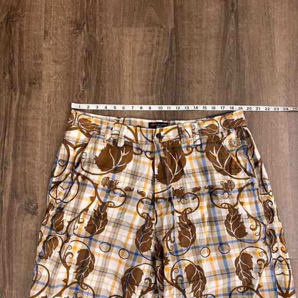 NEW Phat Farm Classics Retro Plaid Leaf Shorts Men's 40 - Picture 4 of 8